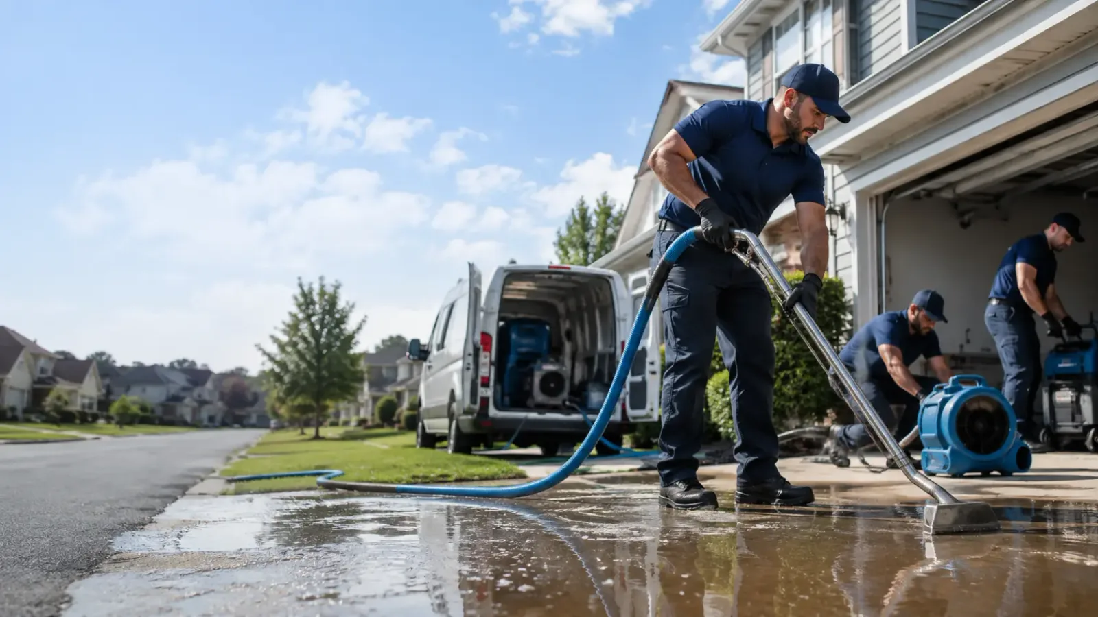 Flood Damage Restoration in Zahl, ND